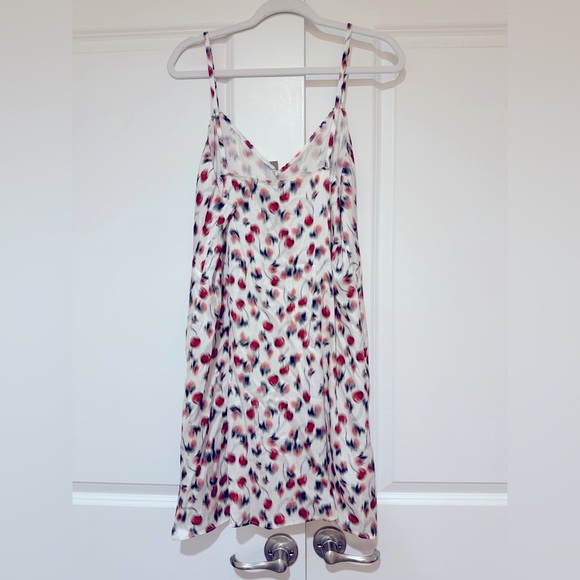 J. Crew CF514 Blurry Cherry Print Chemise sz L NWT - Picture 4 of 7